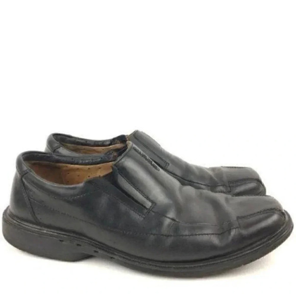 Clarks Unstructred Mens Loafers Size 12 M Leather - Picture 1 of 1